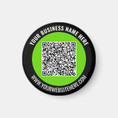 Your QR Code Branded Promotional Magnet Example Magneet (Voorkant)
