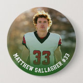 Your Sports Photo | Personalized Team Photo Button (Voorkant)