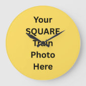 Your Square Train Photo  Grote Klok (Voorkant)