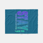 Your Story Is Not Over Stay Suicide Prevention Awa Fleece Deken (Voorkant (Horizontaal))