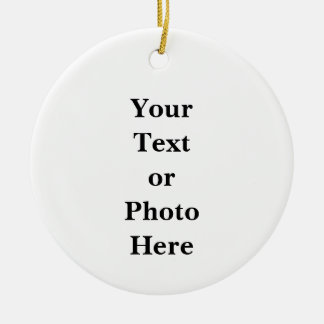 Your Text or Photo Keramisch Ornament
