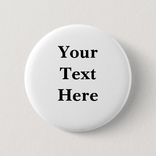 Your Text or Photo Ronde Button 5,7 Cm (Voorkant)