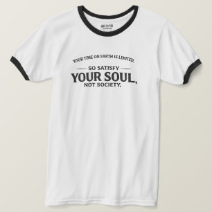 Your Time on Earth Is Limited Typography T-Shirt