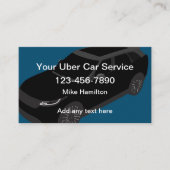 Your Uber Driver Contact Style Visitekaartje (Voorkant)