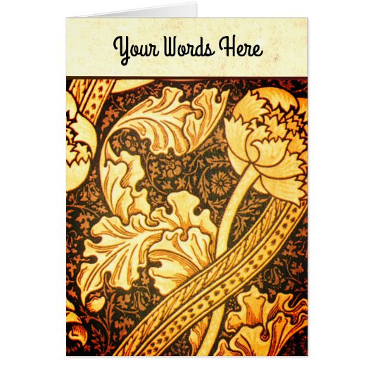 Your Words on Hand Made Paper met William Morris (Voorkant)