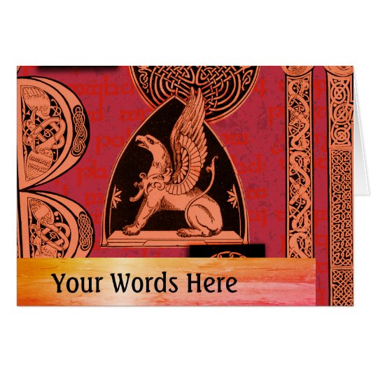 Your Words with Celtic Gryphon (Voorkant Horizontaal)