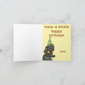 You're 3 Happy Birthday Card Kaart (Binnen)