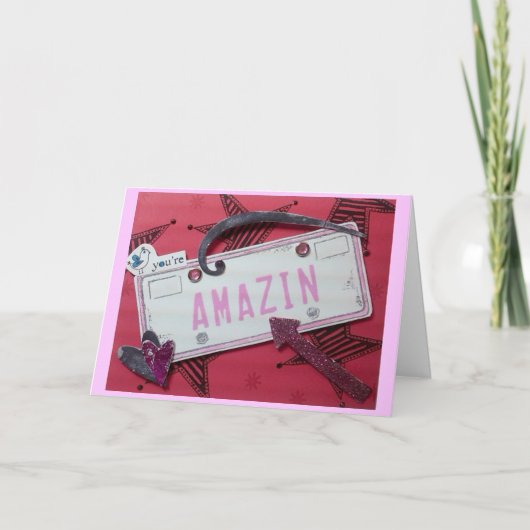 You're Amazin'! Kaart (Voorkant)