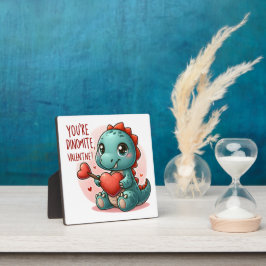Youre Dinomite Valentijn Schattigee Dinosaur Liefd Fotoplaat
