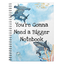 You're Gonna Need a Bigger Notebook, sharks Notitieboek