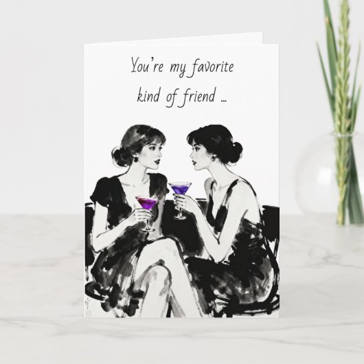 You're My Favorite Kind of Friend Kaart (Voorkant)