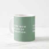 You're Now The CEO of Relaxation Retirement Mug (Devant gauche)