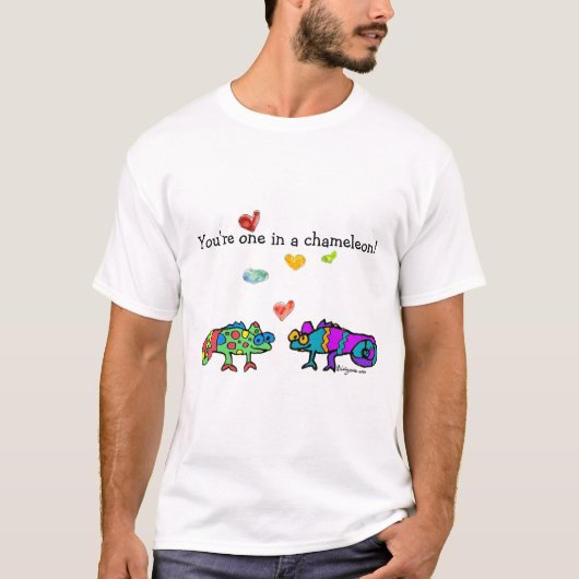 You're One in a Chameleon T-shirt (Voorkant)