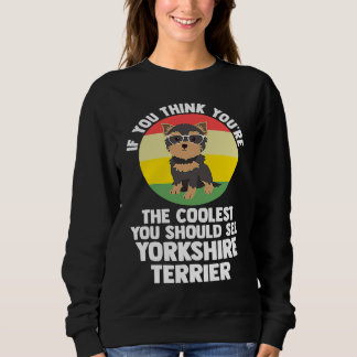 you're the coolest you yorkshire terrier yorkshire trui