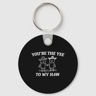 You're The Yee To My Haw Western Valentine Bear Co Sleutelhanger