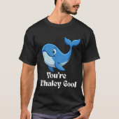 You're Whaley Cool Whale Men Women Kids T-shirt (Voorkant)