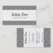 YourJobTitle gestructureerde blauwe marmerstrepes Visitekaartje (Voorkant / Achterkant)