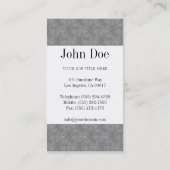 YourJobTitle gestructureerde blauwe marmerstrepes Visitekaartje (Achterkant)