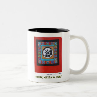 Yours, Mayan & Ours Z Tweekleurige Koffiemok