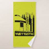 Yourt Vivant Dans La Nature (Serviette de bain)