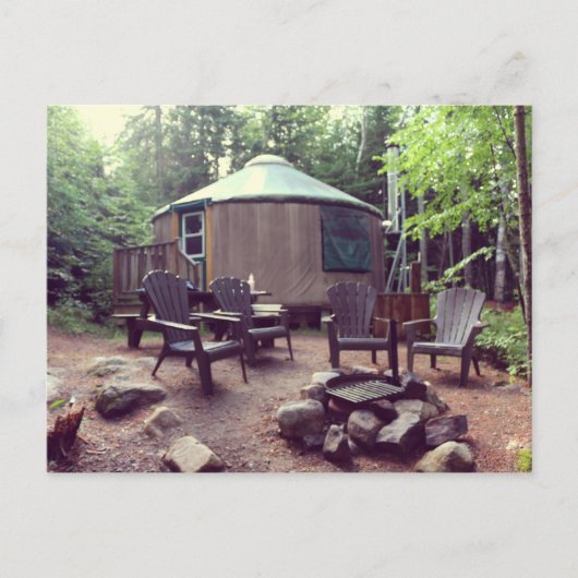 Yourte Briefkaart (Voorkant)