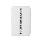 YourWebSite.com Badmat (Voorkant Verticaal)
