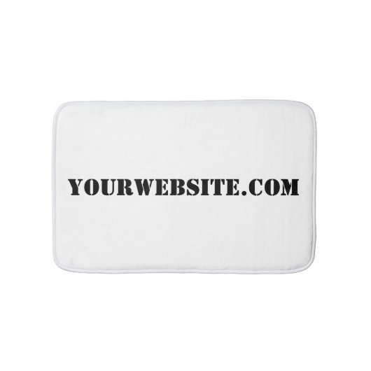 YourWebSite.com Badmat (Voorkant)