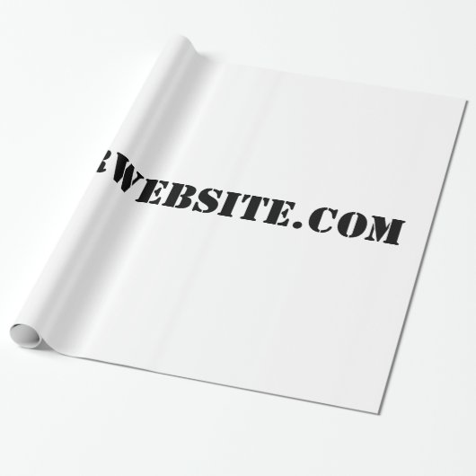 YourWebSite.com Cadeaupapier (Uitgerold)