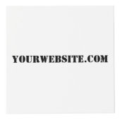 YourWebSite.com Cube photo (Devant)