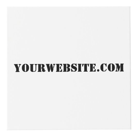 YourWebSite.com Cube photo (Devant)