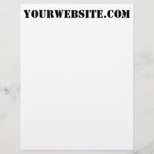 YourWebSite.com Custom Briefhoofd