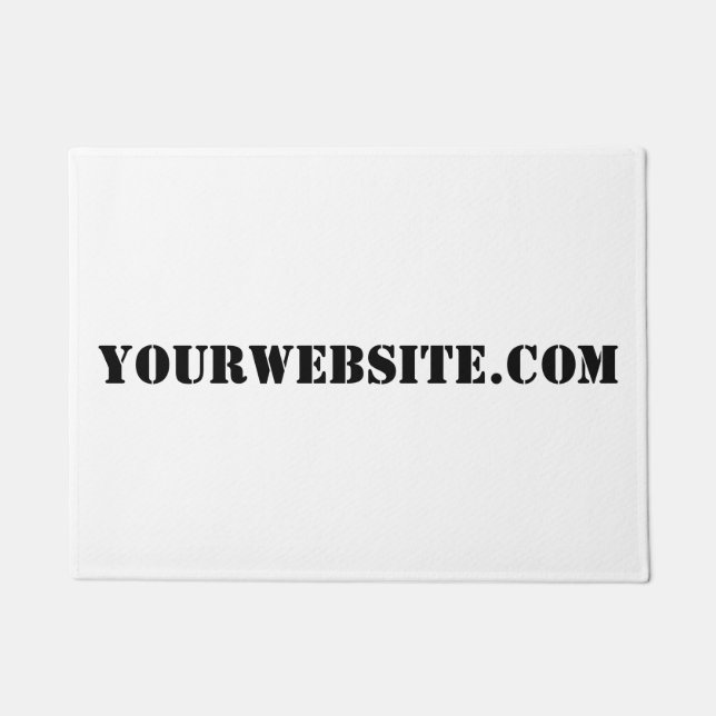 YourWebSite.com Deurmat (Voorkant)
