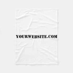 YourWebSite.com Fleece Deken