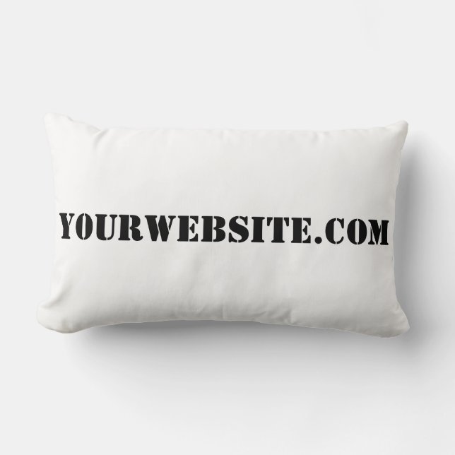 YourWebSite.com Kussen (Voorkant)