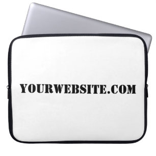 YourWebSite.com Laptop Sleeve