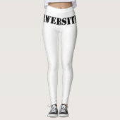 YourWebSite.com Leggings (Voorkant)