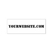 YourWebSite.com Rubberstempel (Gestempeld)