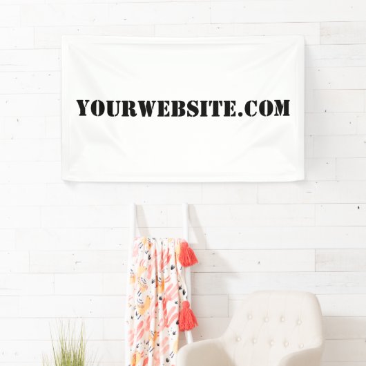 YourWebSite.com Spandoek (Insitu)