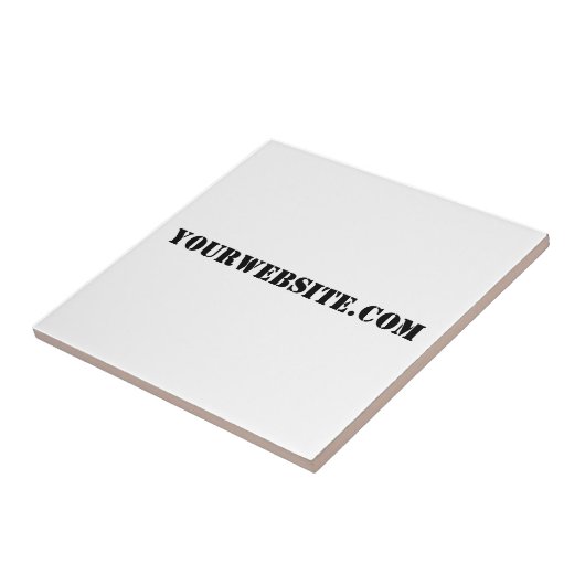 YourWebSite.com Tegeltje (Zijkant)