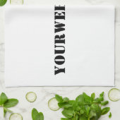 YourWebSite.com Theedoek (Gevouwen)