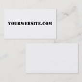 YourWebSite.com Visitekaartje (Voorkant / Achterkant)