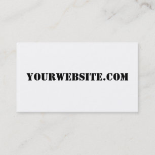 YourWebSite.com Visitekaartje