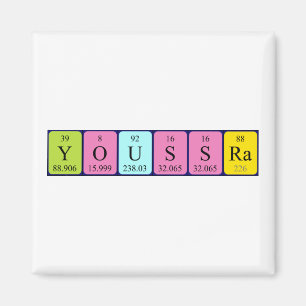 Youssra periodiek table name magnet magneet