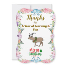 YouTeacher Superhero Custom Flat Bedankt Kaart