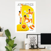 Youth Athletics Project 1939 WPA Poster (Thuiskantoor)