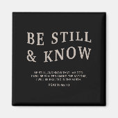 Youth Be Still & Know Christian Teen Girl Wome Magneet (Voorkant)