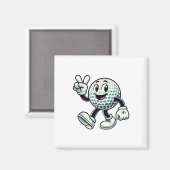 Youth Golf Player Boys Golf Funny Magneet (Voorkant / Achterkant)