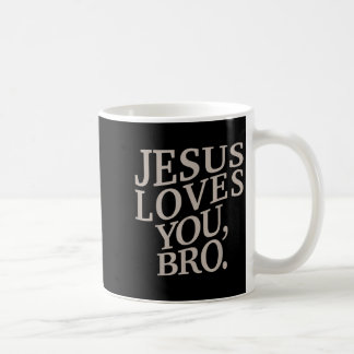 Youth Jesus Loves You Bro Funny Christian Boy Kids Koffiemok