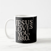 Youth Jesus Loves You Bro Funny Christian Boy Kids Koffiemok (Links)