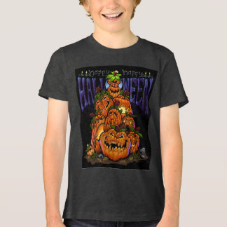Youth size Halloween graphic tee Tri-Blend Shirt